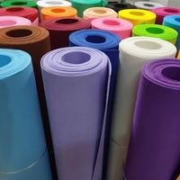 Rouleau de tissu non tissé en feutre industriel 100 % polyester respirant et imperméable de haute qualité, 110 GSM, poids moyen