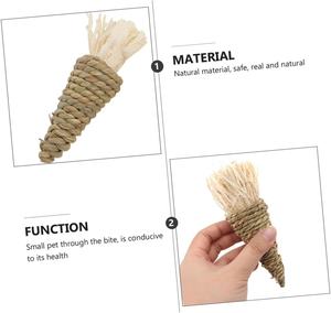 햄스터 장난감 토끼 씹는 장난감 4 팩 - Product Image 5