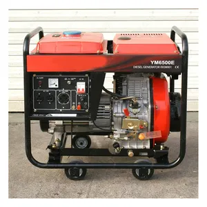 Gerador de benzina portátil, gerador de motor diesel 186fa 186f 220 v 220 volt 5kw 5.5kw