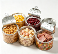 DK Mini Taille 202 #   Couvre-boîtes en aluminium à ouverture facile de 52,5 mm pour canettes de boissons - Écologiques et de qualité alimentaire