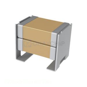 Керамический конденсатор Manufacturer Channel CAP CER 2220, стекированный, SMD, с 2 выводами J, для поверхностного монтажа, MLCC C2220C225MAR2C7289, <span class=keywords><strong>2.2</strong></span> мкФ - Product Image 1