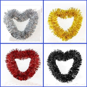 Guirlande de Noël Yuyang à bandes de couleur, décorations murales, fête d'anniversaire, 200 cm, multicolore, fournitures de décoration pour arbre de Noël - Product Image 2