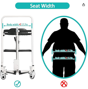 Chăm sóc sức khỏe xe lăn điện nâng bệnh nhân chuyển ghế cho nhà vệ sinh và dễ dàng tắm bệnh nhân cao tuổi và người khuyết tật - Product Image 4