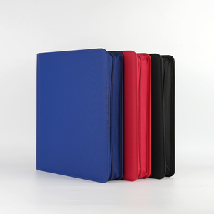 wholesale 4 <b>pocket</b> 9 <b>pocket</b> trading card album <b>folder</b> card binder card binder zipper - Product Image 1