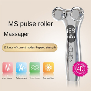 <span class=keywords><strong>Appareil</strong></span> de beauté facial anti-âge avec écran LCD, massage à 5 niveaux, masseur facial rechargeable, rouleau micro-courant, mini lifting <span class=keywords><strong>du</strong></span> <span class=keywords><strong>visage</strong></span> - Product Image 3