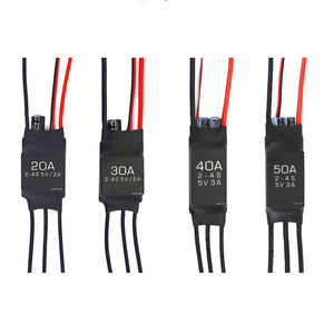 Controlador Electrónico de Velocidad (ESC) sin Escobillas 3-6S 20A 30A 40A 50A con BEC de 5V y Carcasa Metálica para Drones FPV, Aeronaves RC y Multirrotores - Product Image 5