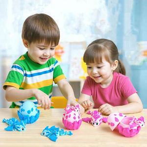 Dragon imprimé en 3D avec œuf, objets originaux, cadeaux amusants, jouet anti-stress pour adultes, adolescents, garçons, décoration de la maison, remplissage de <span class=keywords><strong>panier</strong></span> de Pâques - Product Image 6