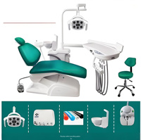 Fauteuil dentaire complet de style tendance en gros, disponible en stock – Ensemble complet disponible, certifié ISO