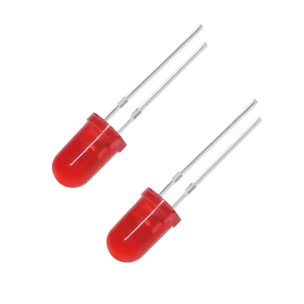 1000pcs F5 LED 5MM Super Bright Red Light Emitting Diode LED Flashing 1.5Hz Commonly Used Diodes 2 Pins