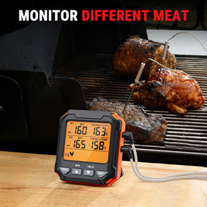 Thermomètre de barbecue sans fil avec sondes haute résistance, thermomètres de cuisine avec deux sondes - Product Image 5