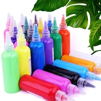 120ml Haute Brillance Acrylique Pigment Art DIY Couleur Peinture Graffiti Fluide Peinture Acrylique Peinture Fournitures