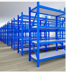 Système de rack d'entrepôt réglable à usage moyen et lourd Supports d'empilage sélectifs Rayonnage de palettes pour dalles multicouches - Product Image 6