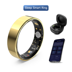 Trao đổi chất Tracker thiết bị thông minh ringssmart Vòng sức khỏe Tracker bóng đá thể dục cảm biến chuyển động lo lắng nhẫn cho nam giới phong cách - Product Image 5