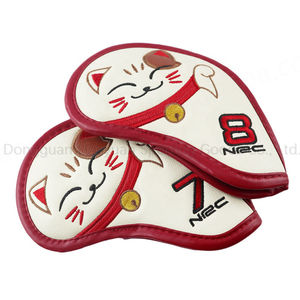 ที่คลุมหัวไม้กอล์ฟสำหรับหนัง PU, ที่คลุมหัวไม้กอล์ฟ9ชิ้น/เซ็ต - Product Image 2