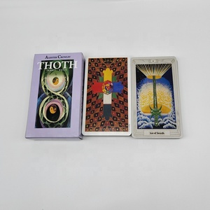JP130 Suministro directo <span class=keywords><strong>de</strong></span> fábrica Impreso personalizado Kabbalistic y Astrological 78 Card <span class=keywords><strong>Tarot</strong></span> Deck the Book of Thoth - Product Image 4