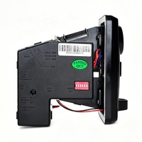 Accepteur et sélecteur de pièces électroniques (validateur de pièces) avec LED lumineuse, construction en plastique et métal pour distributeurs automatiques et machines à griffes