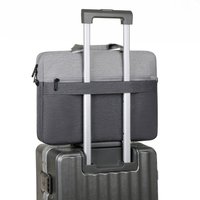 Sac à main pour ordinateur portable Oxford résistant à l'eau, grande capacité, multi-poches, sac à bandoulière pour le bureau, sacoche pour ordinateur portable
