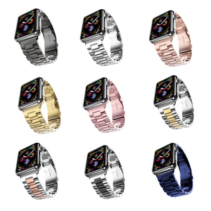 De acero inoxidable de Correa para Apple bandas de reloj de 42mm 38mm 44mm 40mm pulsera banda iwatch <span class=keywords><strong>serie</strong></span> <span class=keywords><strong>6</strong></span> <span class=keywords><strong>iPhone</strong></span> 5 4 3 - Product Image 2