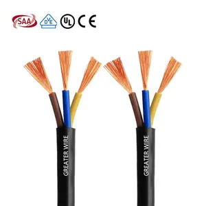 Mehrleitungs-Royal Cord Flexibles Kabel RVV 2 3 4 5 Kern 0,75 1 1,5 2,5 4 6 mm Elektikkabel Draht Stromkabel