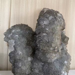 Minerali di cristallo di pietra grezza a grappolo di fluorite verde grezza naturale all'ingrosso - Product Image 6