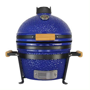 Pabrik beberapa ukuran 15 24 inci Pellet perokok barbeku arang Kebab hijau panggangan telur BBQ keramik Grill <span class=keywords><strong>Kamado</strong></span> - Product Image 2
