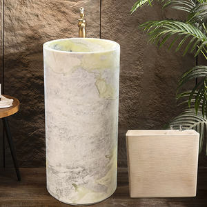 Precio al por mayor, <span class=keywords><strong>lavabo</strong></span> <span class=keywords><strong>de</strong></span> mano <span class=keywords><strong>de</strong></span> mármol, pedestal <span class=keywords><strong>de</strong></span> piedra, fregadero <span class=keywords><strong>de</strong></span> cocina y baño, fregadero <span class=keywords><strong>de</strong></span> mármol modificado <span class=keywords><strong>de</strong></span> pie - Product Image 1