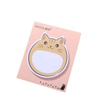 Kawaii chat lapin notes autocollantes jolie fille index autocollants pour étude bloc-notes