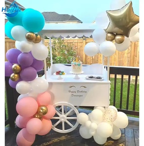 Carrito de Dulces Plegable Personalizable con Ruedas Florales para Bodas, Fiestas Infantiles, Navidad y Decoración de Mesa de Dulces - Product Image 5