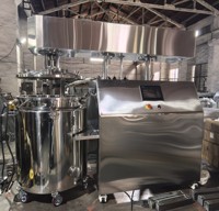 Mezclador Agitador Eléctrico de Acero Inoxidable de 300L para Gelatina, Cosméticos y Aplicaciones Alimentarias con Motor sin Escobillas - Nuevo