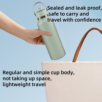 Vaso Térmico Personalizable DAJI de Acero Inoxidable, Botella de Agua Deportiva Portátil para Gimnasio, Camping, Termo con Asa, Logotipo Impreso, 12-24 Horas