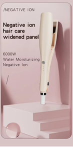 Mini lisseur portable double usage à ions négatifs pour franges, avec LED et tourmaline, vente en gros - Product Image 6