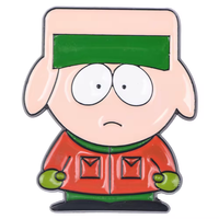AiLI New Cartoon South Park Series Pins Épingles en métal émaillé Vêtements Épinglette Badge