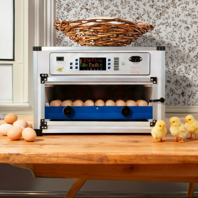 Direct Sales Fully Automatic Solar Egg Incubator 12 + 110V Dual Power Mini Chicken Egg Incubator 68 136 204 272 340 Eggs