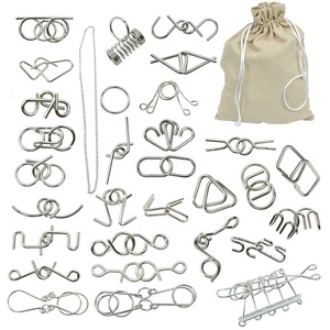 Puzzle Metallico di Alta Qualità, Rompicapo 3D in Ferro, Gioco di Assemblaggio, Set di Fili Metallici, Regalo Perfetto, Sfida Mentale - Product Image 6