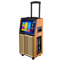Altavoz Portátil con Pantalla Táctil LCD de 15 Pulgadas, Altavoz de Karaoke con Video para el Hogar, en Oferta