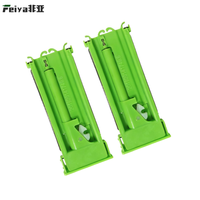 Amortisseur coulissant à double ressort en acier galvanisé et plastique avec amortisseur hydraulique pour meubles, maison et autres quincailleries