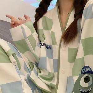 <span class=keywords><strong>Pigiama</strong></span> <span class=keywords><strong>Premaman</strong></span> per Allattamento Autunno/Primavera Taglie Forti 2XL con Vita Elastica ODM in Poliestere - Product Image 4