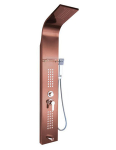 Panneau de douche brossé à Jets en acier inoxydable 304, colonne de douche en Nickel doré, cascade, Spa, panneau mural de douche intelligent - Product Image 5
