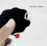Jouet interactif écologique en peluche pour chat, design à remontoir, pas besoin de charge, marche automatique, vibration, jouet coccinelle