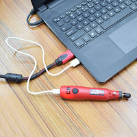 USB 5V DC 10W Vitesse Variable DIY Mini Outil Rotatif Sans Fil Meuleuse Électrique Ensemble de Sculpture sur Bois Stylo pour Fraisage Gravure Batterie