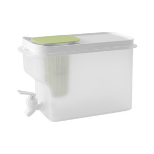 Pichet à eau froide avec robinet, grande capacité, filtre en plastique pour usage domestique, distributeur de thé aux fruits rafraîchissant pour l'été - Product Image 4