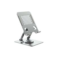 Support de tablette classique en alliage d'aluminium, base rotative réglable à 360°, pliable, léger, de haute qualité pour tablette de 12 pouces