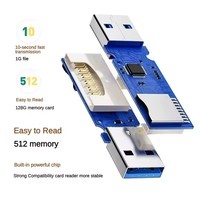 Lector de Tarjetas SD 2 en 1 USB 3.0 2.0, Adaptador de Tarjeta de Memoria TF, Transmisión de Datos de Alta Velocidad de hasta 5 Gbps, Múltiple para PC y Cámara