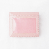 Dompet wanita klasik tahan lama, dompet Multi fungsi Slick, tas kartu ganda