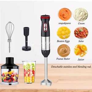 800W 6 tốc độ điện có thể tháo rời tay máy xay sinh tố thép không gỉ ngâm máy xay sinh tố Máy ép trái cây và Chopper - Product Image 2