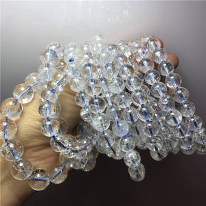 Chakras naturel blanc <span class=keywords><strong>Asse</strong></span> cristal blanc semi-précieux pierre boule bracelet pierre mode femme bijoux - Product Image 2