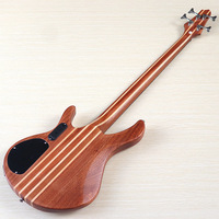 Professional 43" Active 4-String Electric Bass Guitar for Right Handed Players Sapele Body with Matte Finish & Maple Neck