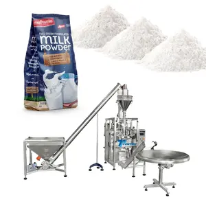 Automatic stainless steel 304 10g-500g pouch 4 sided seal dry milk coffee powder packing machine