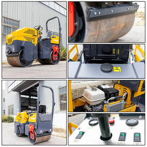 Compacteur à rouleaux vibrant à double tambour de 13 CV, autopropulsé pour routes - Product Image 6