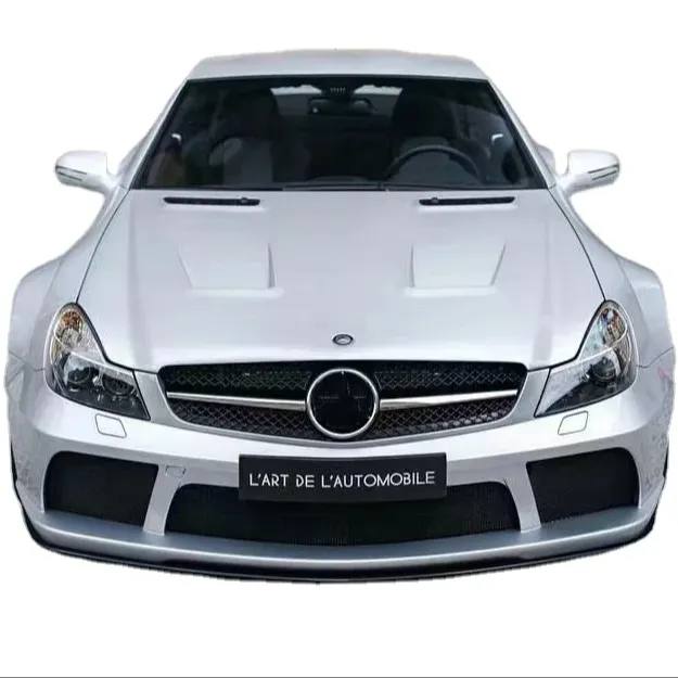 Per Mercedes SL R230 kit widebody SL R230 aggiornato BS stile anteriore e posteriore kit spoiler paraurti widebody